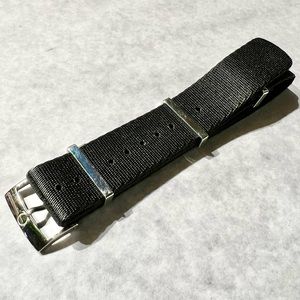 Omega Polyamide Black NATO Strap. Lug width 20mm. Mint condition